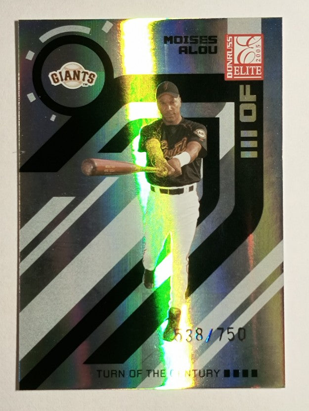 2005 Donruss Elite Turn of the Century #38 Moises Alou