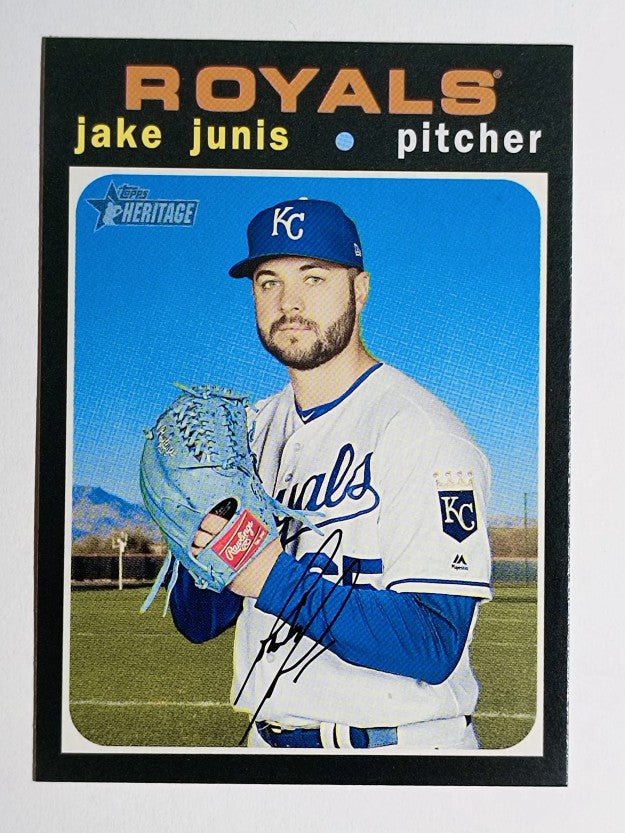 2020 Topps Heritage #342 Jake Junis