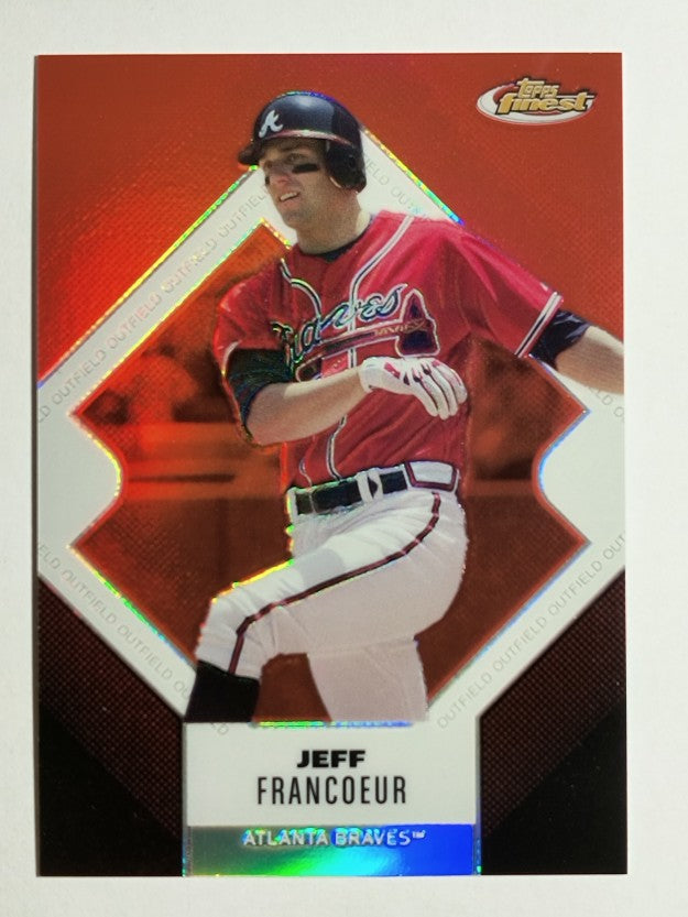2006 Finest Refractors #18 Jeff Francoeur