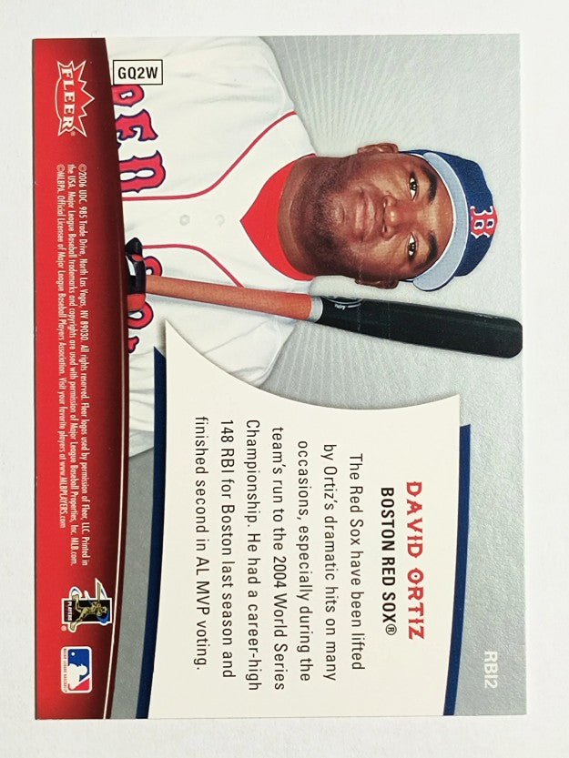 2006 Ultra RBI Kings #RBI2 David Ortiz