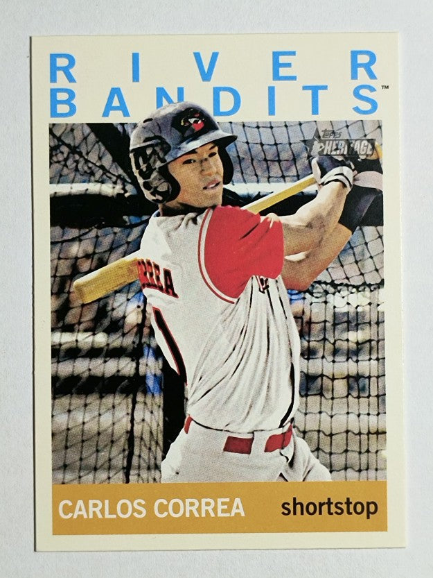 2013 Topps Heritage Minors #150A Carlos Correa