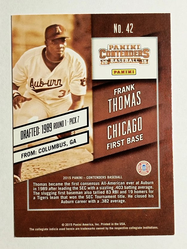 2015 Panini Contenders #42 Frank Thomas