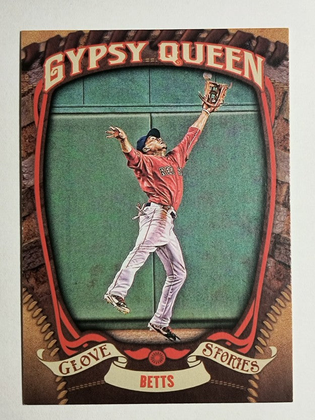2015 Topps Gypsy Queen Glove Stories #GS8 Mookie Betts
