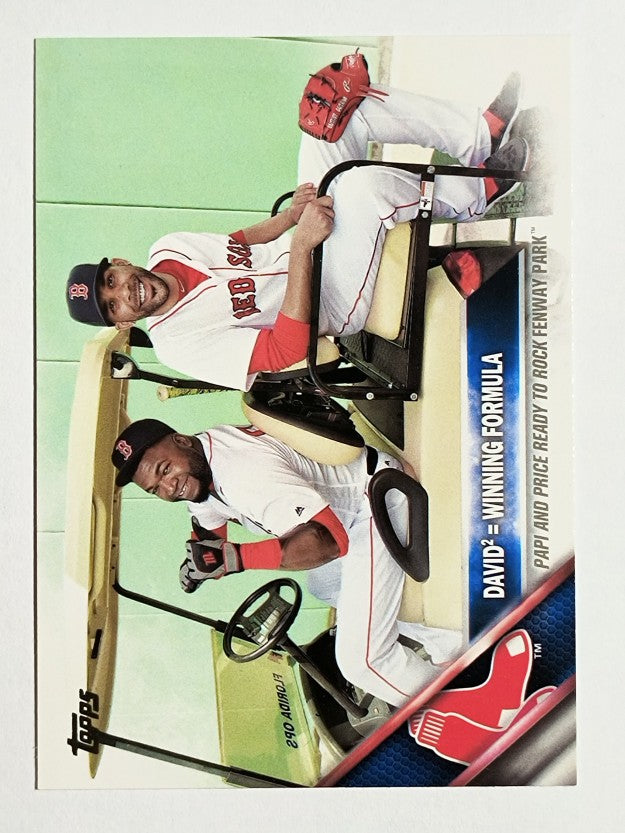 2016 Topps #382 David Ortz/David Price/Winning Formula