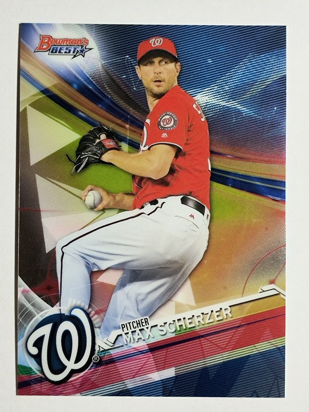2017 Bowman's Best #2 Max Scherzer
