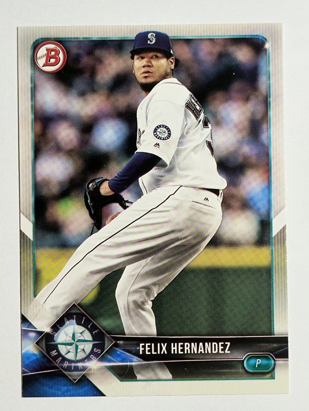 2018 Bowman #88 Felix Hernandez