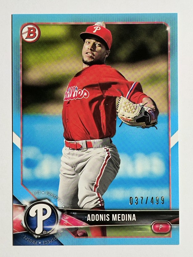 2018 Bowman Prospects Sky Blue #BP51 Adonis Medina