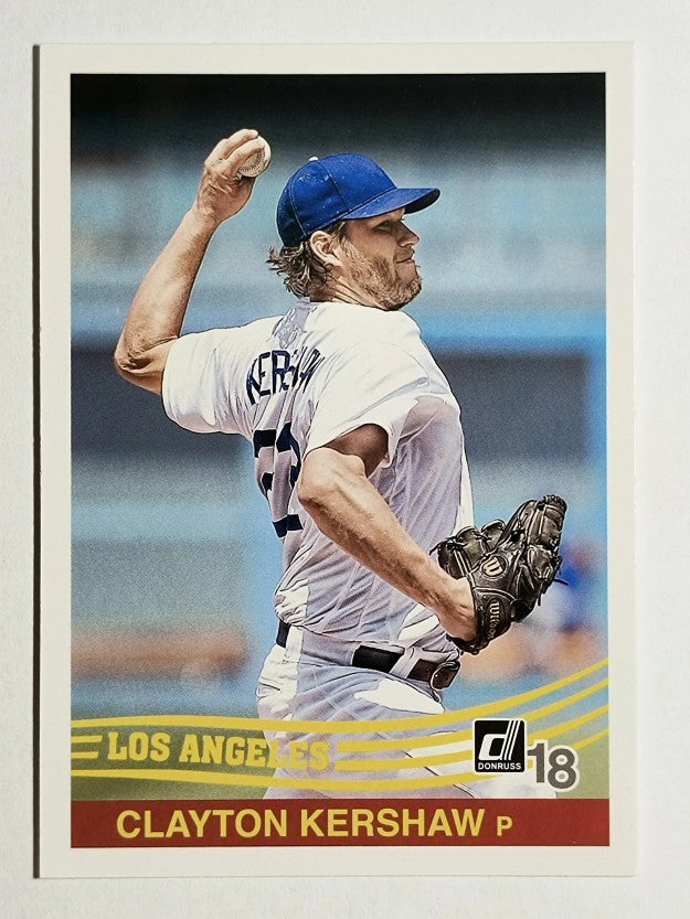 2018 Donruss #244 Clayton Kershaw RETRO