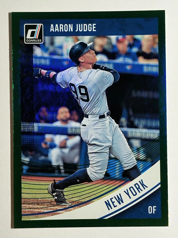 2018 Donruss Holo Green #148 Aaron Judge