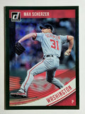 2018 Donruss Holo Green #193 Max Scherzer