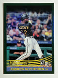 2018 Donruss Holo Green #257 Andrew McCutchen RETRO