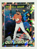 2018 Donruss Out of this World Crystals #OW11 Marcell Ozuna