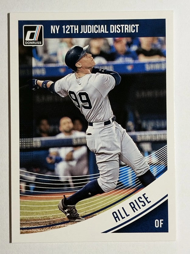 2018 Donruss Variations #148A Aaron Judge/NY 12th Judicial District