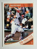 2018 Donruss Variations #167B Buster Posey/Red Sleeves