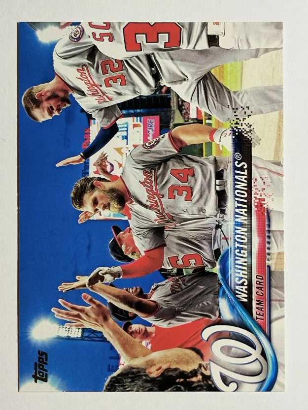 2018 Topps #349 Washington Nationals