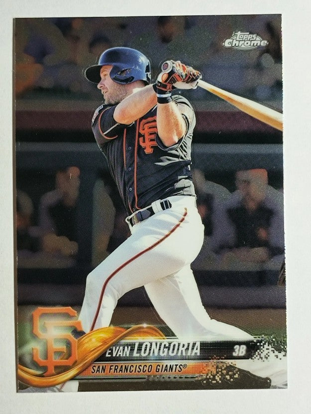 2018 Topps Chrome #95 Evan Longoria