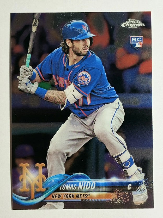 2018 Topps Chrome #152 Tomas Nido RC