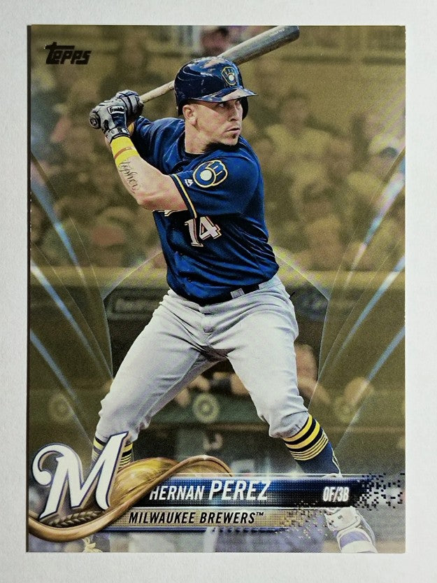 2018 Topps Gold #455 Hernan Perez