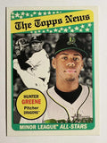 2018 Topps Heritage Minors #188 Hunter Greene AS