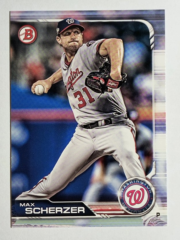 2019 Bowman #71 Max Scherzer
