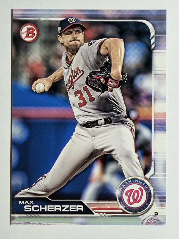 2019 Bowman #71 Max Scherzer