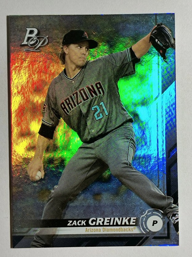 2019 Bowman Platinum #32 Zack Greinke