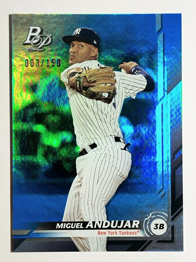 2019 Bowman Platinum Blue #99 Miguel Andujar