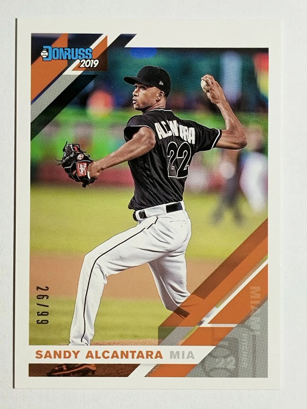 2019 Donruss Holo Back #198 Sandy Alcantara