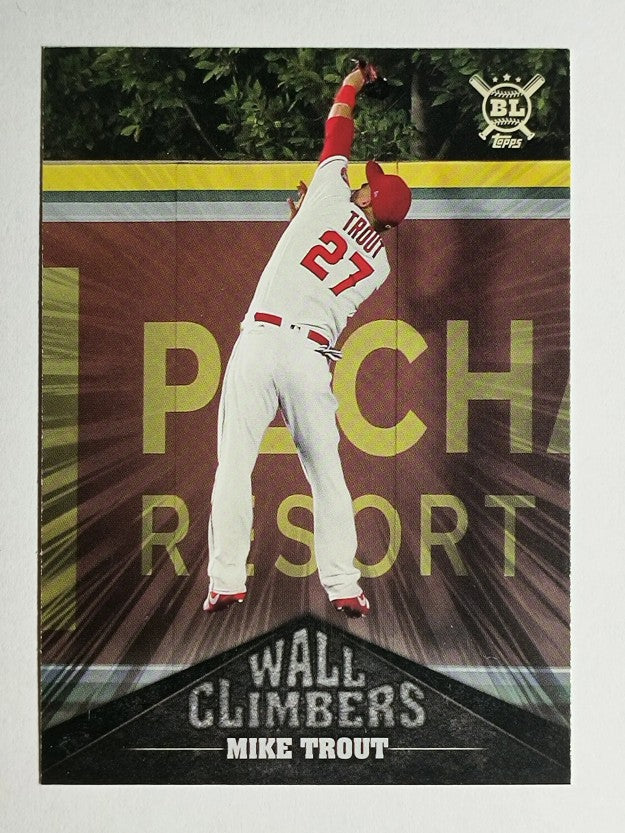 2019 Topps Big League Wall Climbers #WC10 Mike Trout