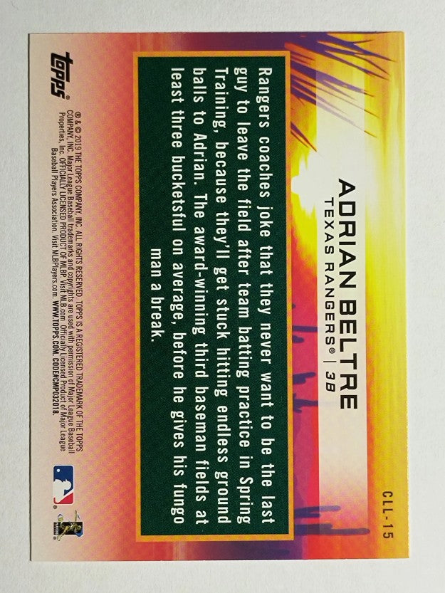 2019 Topps Cactus League Legends #CLL15 Adrian Beltre