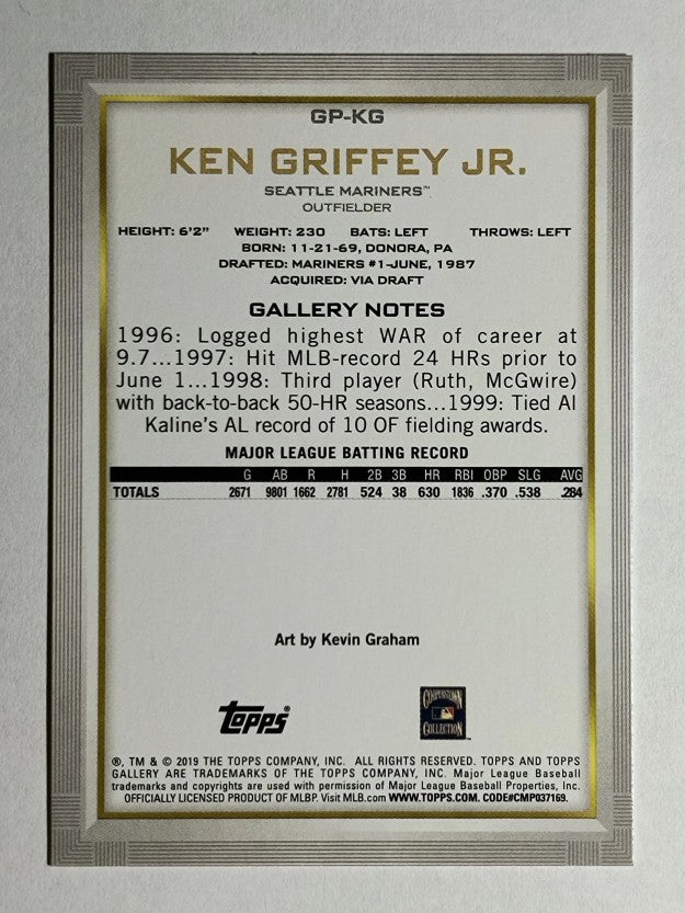 2019 Topps Gallery National Baseball Card Day #GPKG Ken Griffey Jr.