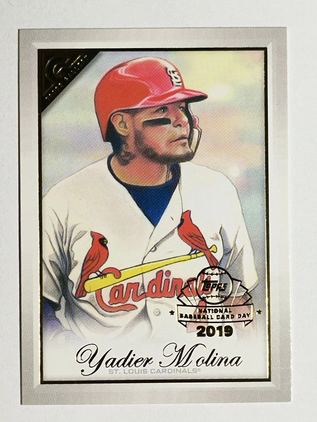 2019 Topps Gallery National Baseball Card Day #GPYM Yadier Molina