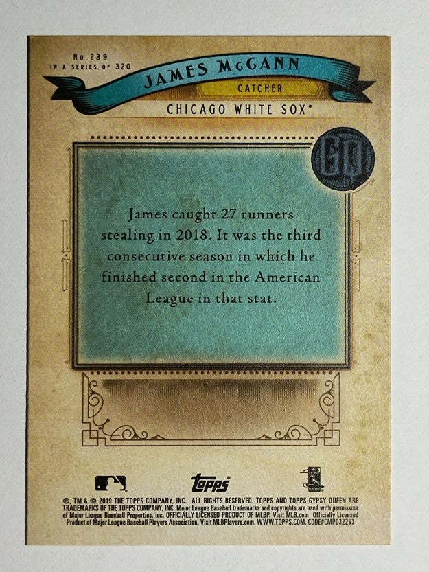 2019 Topps Gypsy Queen #239 James McCann