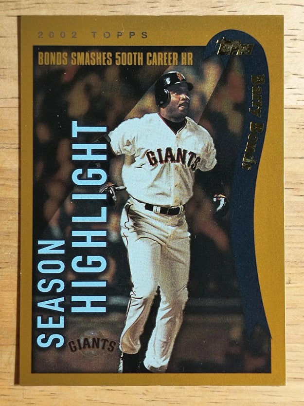 2002 Topps #332 Barry Bonds HL