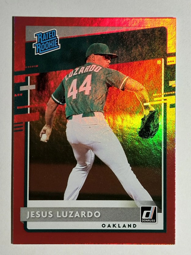 2020 Donruss Holo Red #34 Jesus Luzardo RR