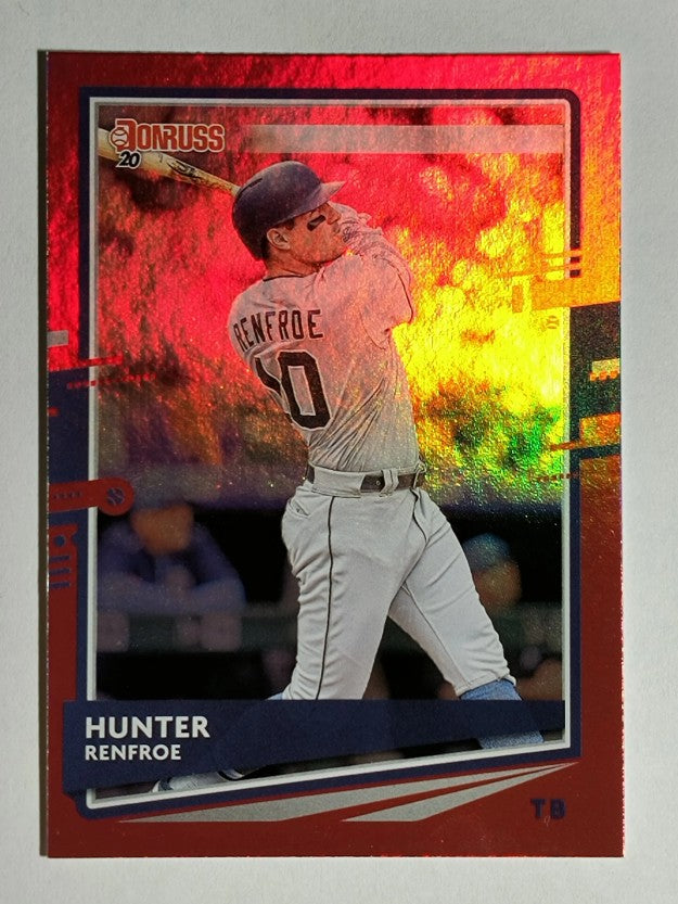 2020 Donruss Holo Red #131 Hunter Renfroe