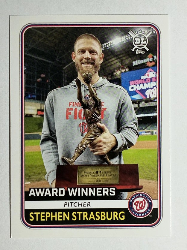 2020 Topps Big League #272 Stephen Strasburg AW