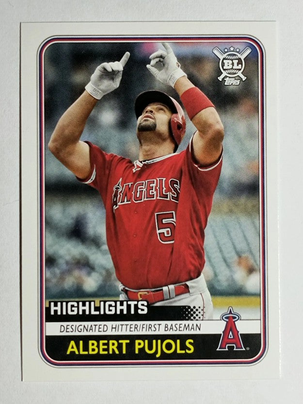 2020 Topps Big League #289 Albert Pujols HL