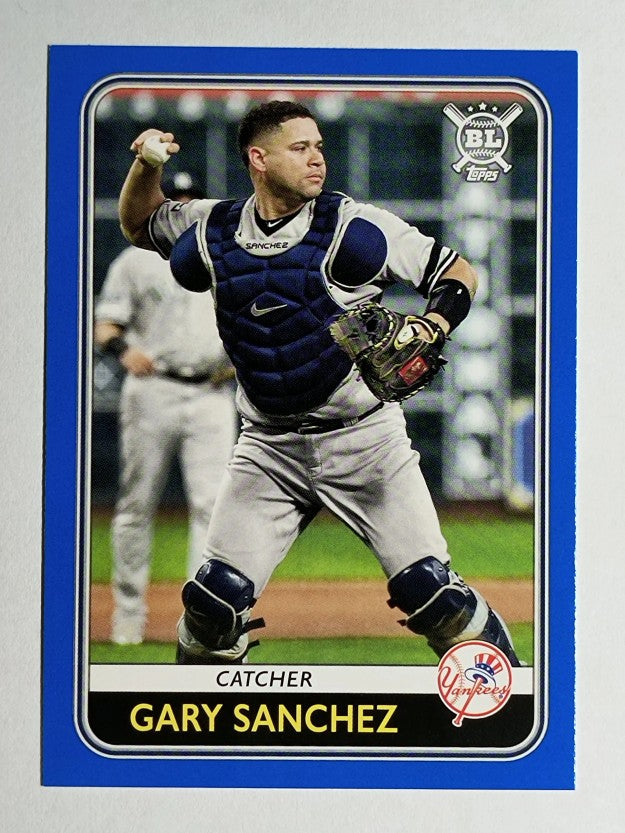 2020 Topps Big League Blue #153 Gary Sanchez
