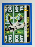 2020 Topps Big League Blue #224 Gregory Polanco