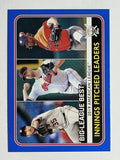 2020 Topps Big League Blue #263 Gerrit Cole/Shane Bieber/Justin Verlander LL