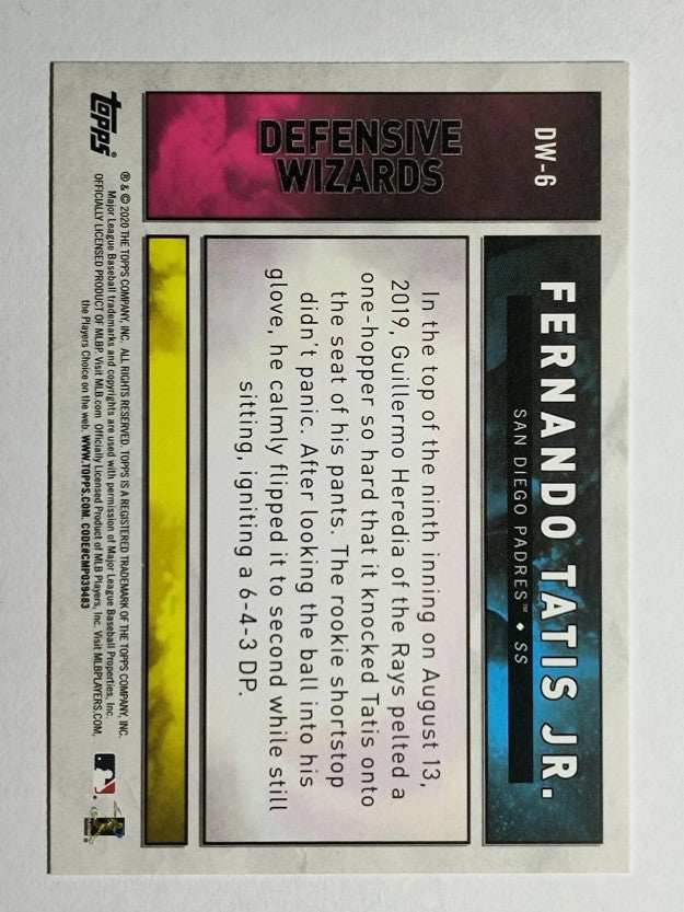 2020 Topps Big League Defensive Wizards #DW6 Fernando Tatis Jr.
