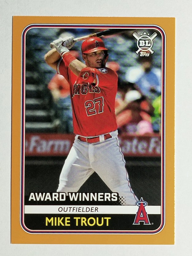 2020 Topps Big League Orange #285 Mike Trout AW