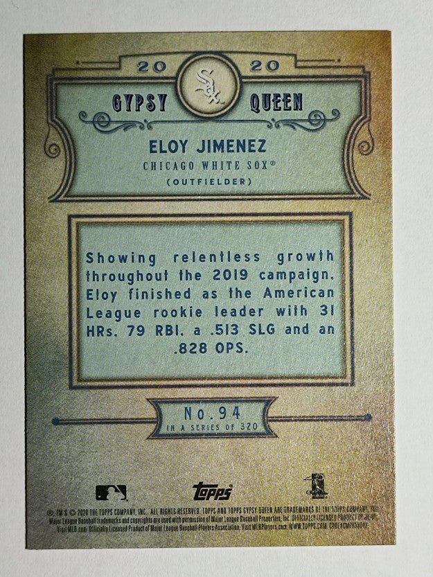 2020 Topps Gypsy Queen #94 Eloy Jimenez