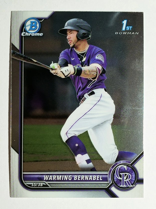 2022 Bowman Chrome Prospects #BCP46 Warming Bernabel