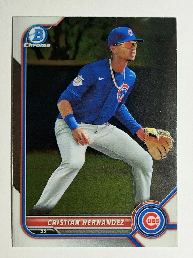 2022 Bowman Chrome Prospects #BCP66 Cristian Hernandez