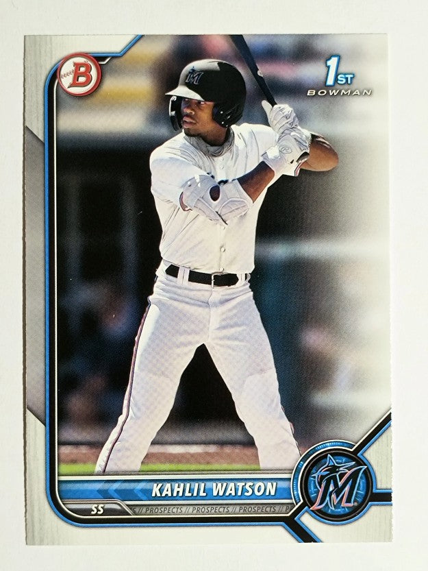 2022 Bowman Prospects #BP3 Kahlil Watson