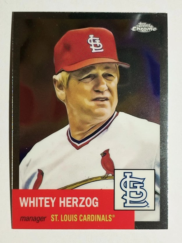 2022 Topps Chrome Platinum Anniversary #338 Whitey Herzog