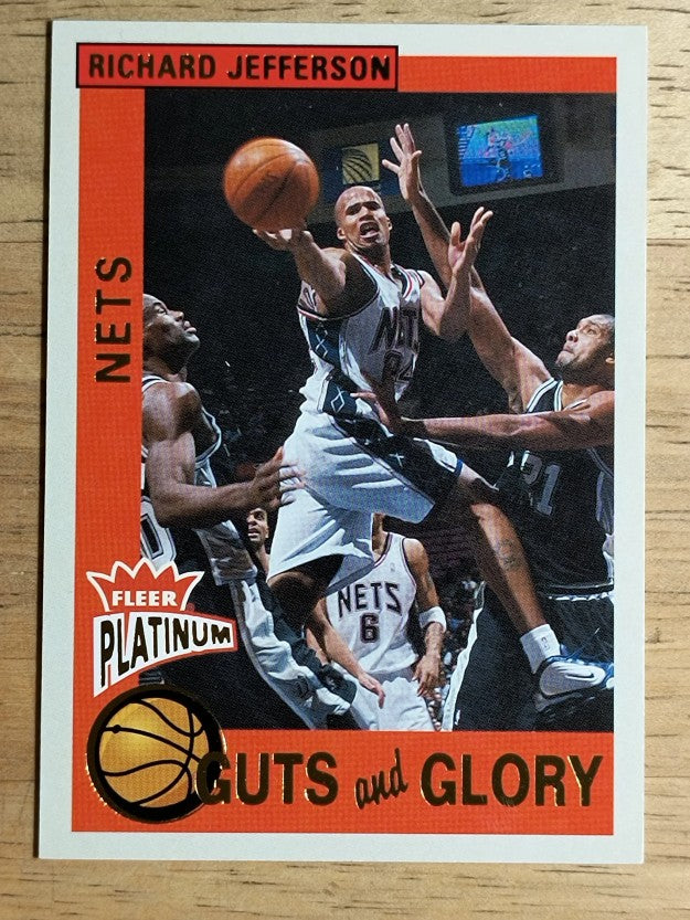 2002-03 Fleer Platinum Guts and Glory #10GG Richard Jefferson