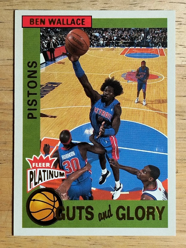 2002-03 Fleer Platinum Guts and Glory #2GG Ben Wallace